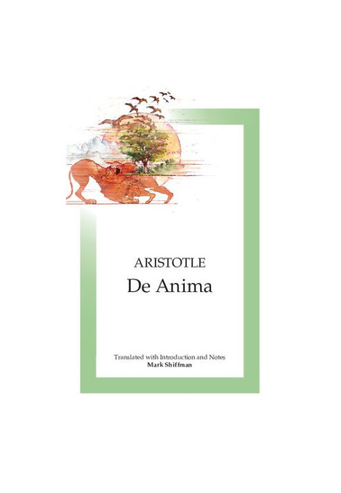 Aristotle  Anima (Focus Philosophical Library)