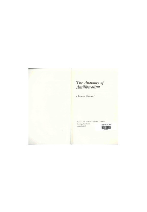 The Anatomy of Antiliberalism