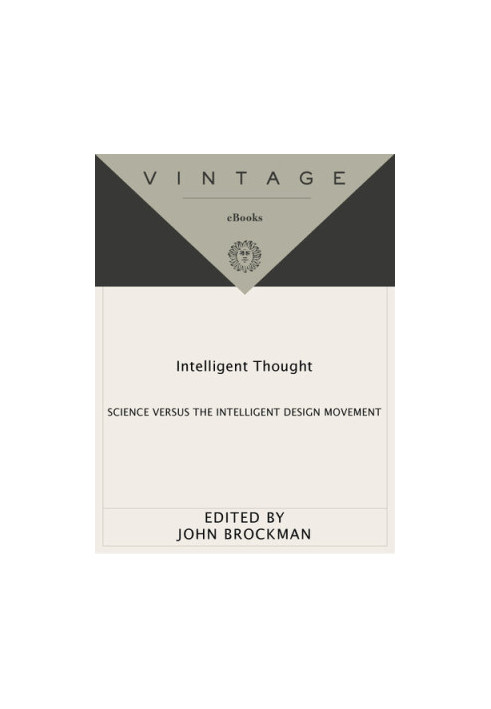 Intelligent Thought: Science Versus the Intelligent Design Movement