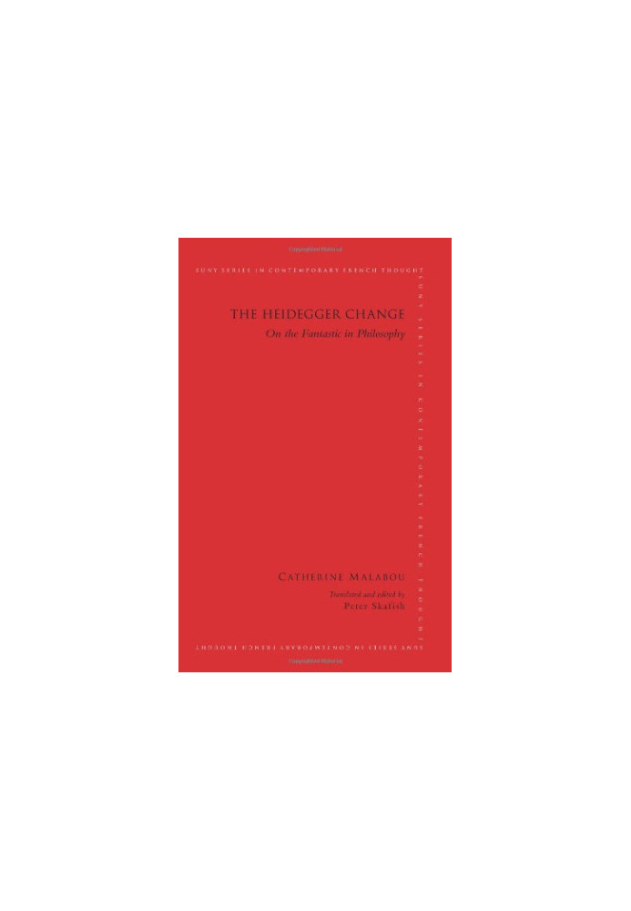 The Heidegger Change: On the Fantastic in Philosophy