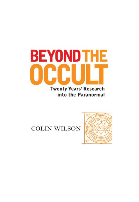 Beyond the Occult
