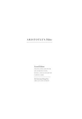 Aristotle’s "Politics": Second Edition