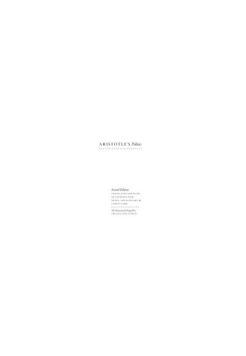 Aristotle’s "Politics": Second Edition