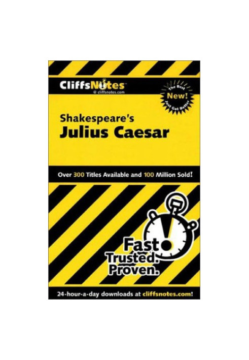 CliffsNotes On Shakespeare's Julius Caesar