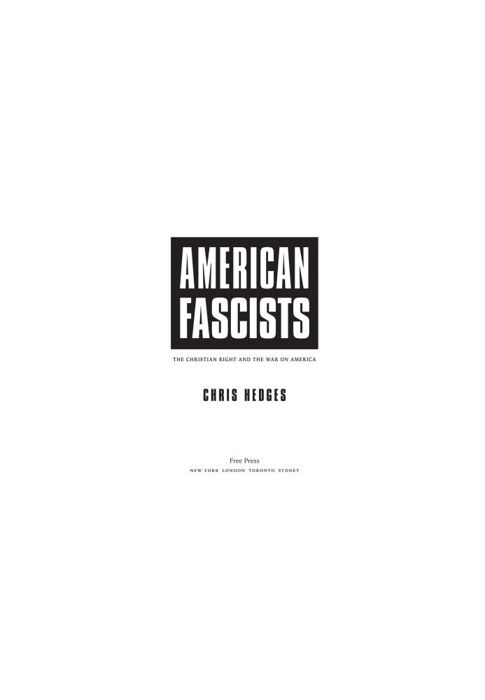 American Fascists