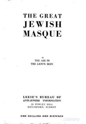 THE GREAT JEWISH MASK