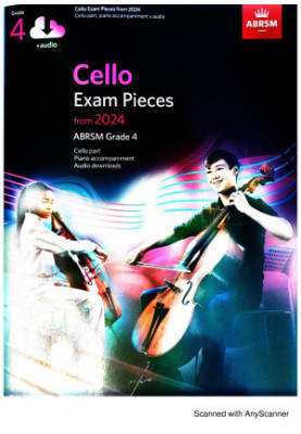 Cello Exam Pieces from 2024 ABRSM Grade 4
