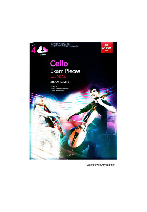 Cello Exam Pieces from 2024 ABRSM Grade 4