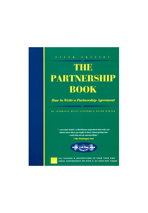 The partnership book - how to write a partnership agreement