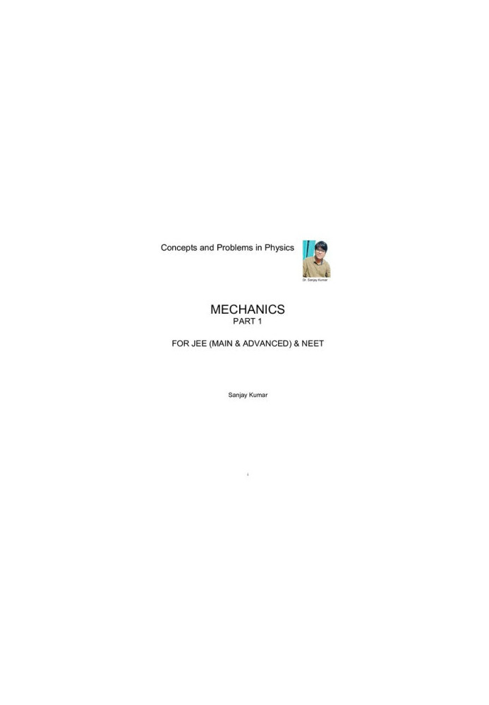 Mechanics Part 1