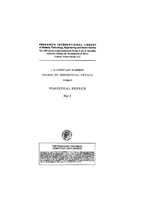 Statistical physics