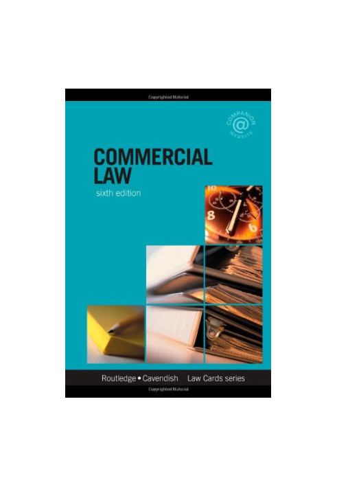 Commercial Lawcards 6 e: Seventh Edition