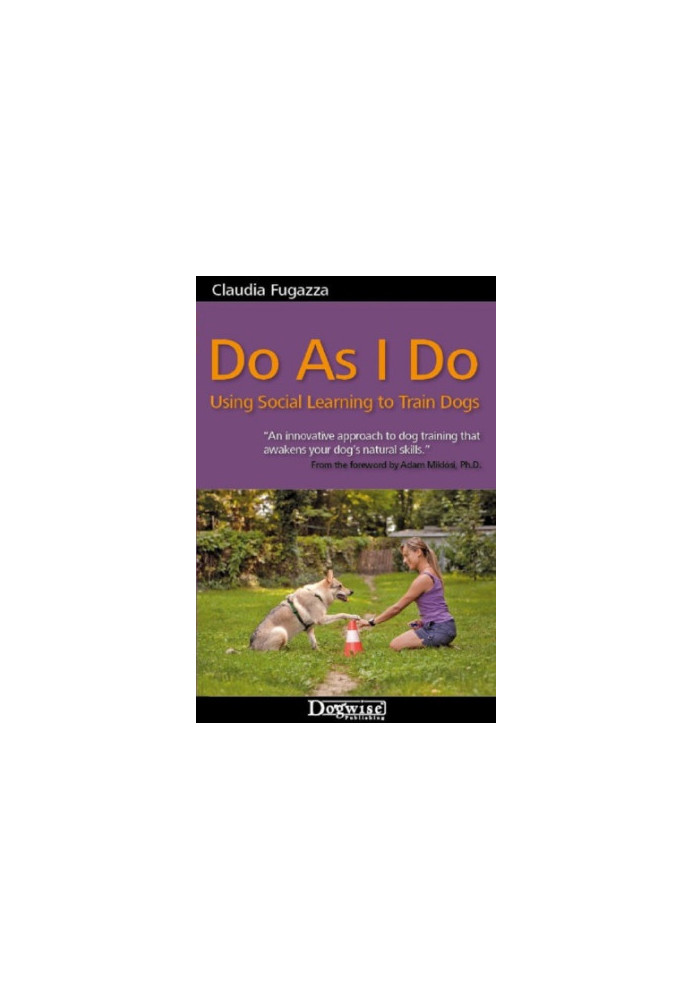 Do As I Do: Using Social Learning to Train Dogs