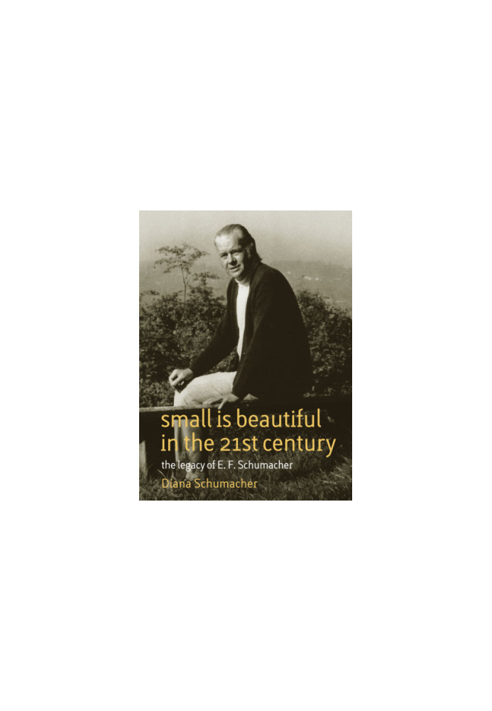 Small is beautiful in the 21st century: the legacy of E.F. Schumacher