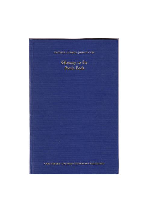Glossary to the Poetic Edda