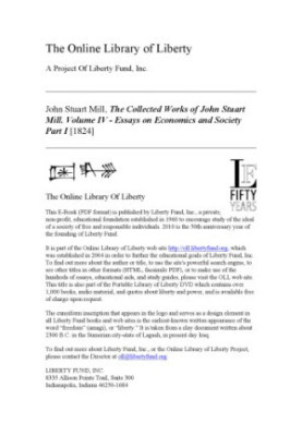 Essays on Economics and Society