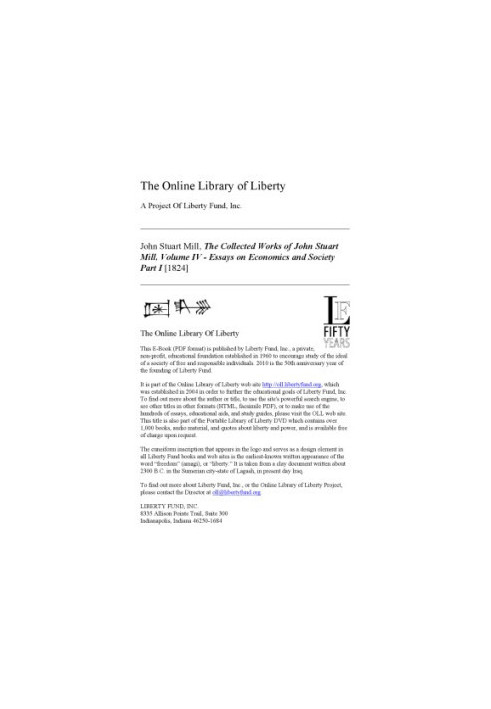 Essays on Economics and Society