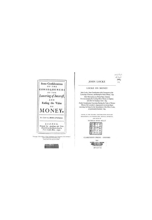 Locke on money. Vol. I
