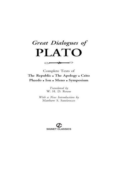 Great Dialogues of Plato