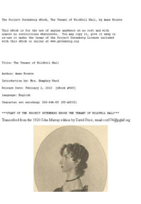The Tenant of Wildfell Hall