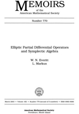 Elliptic Partial Differential Operators and Symplectic Algebra