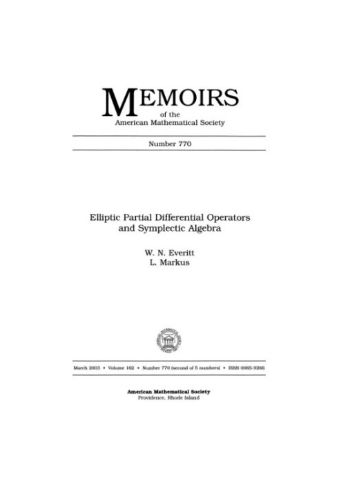 Elliptic Partial Differential Operators and Symplectic Algebra