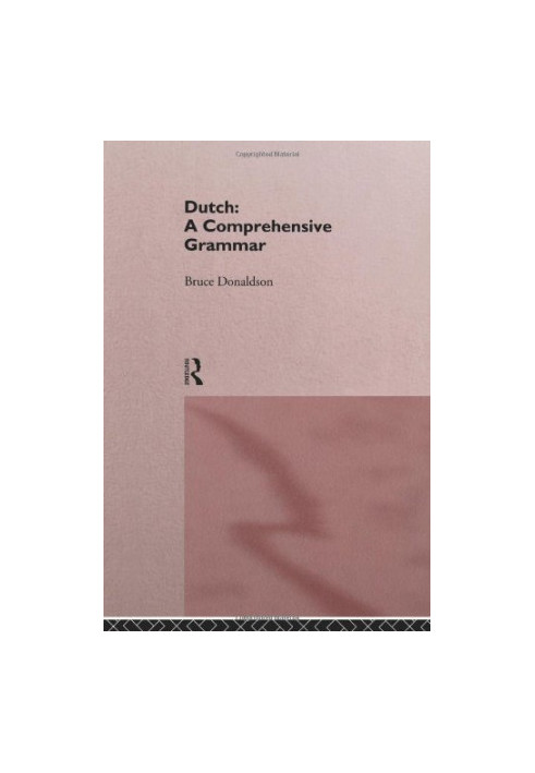 Dutch: A Comprehensive Grammar