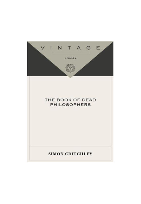 The Book of Dead Philosophers