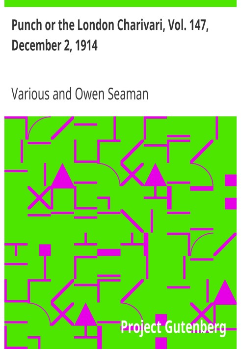 Панч або лондонський чаріварі, том. 147, 2 грудня 1914 р