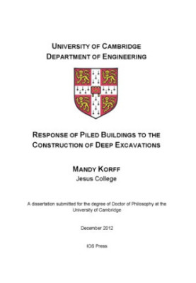 Response of Piled Buildings to the Construction of Deep Excavations