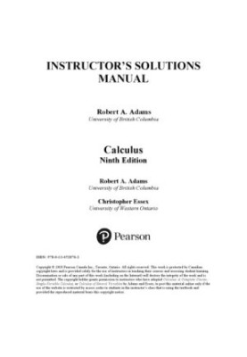 Calculus Solution Manual 9th