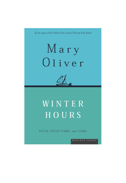 Winter Hours: Prose, Prose Poems, and Poems