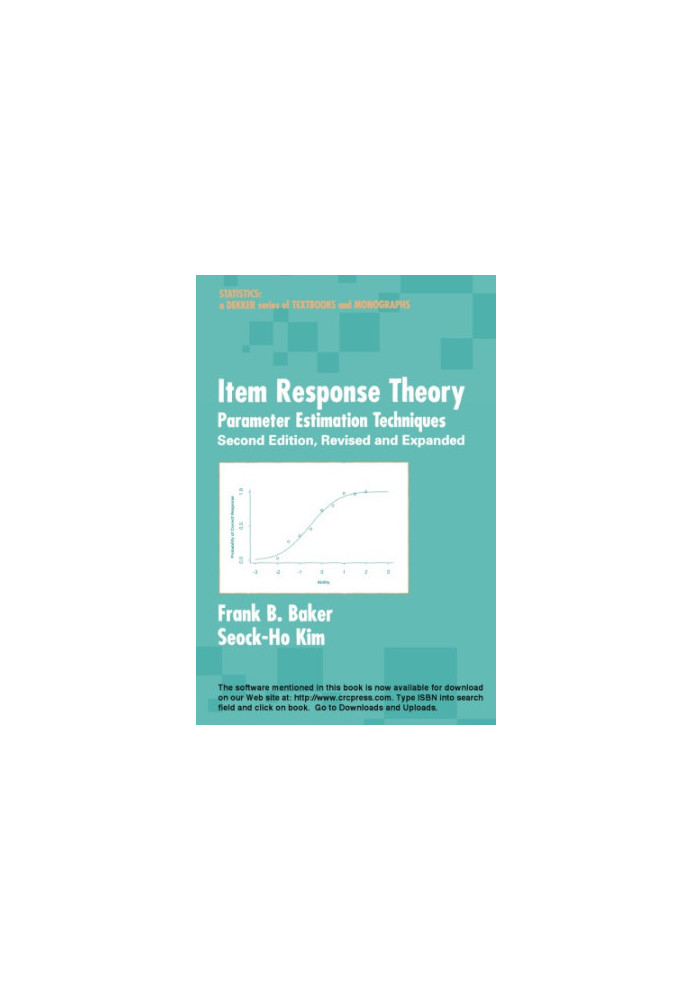 Item Response Theory : Parameter Estimation Techniques, Second Edition