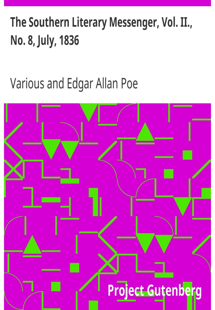 Південний літературний посланник, том. II., № 8, липень 1836 р