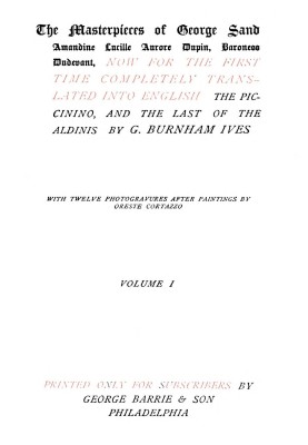 The Piccinino, Volume 1 (of 2)