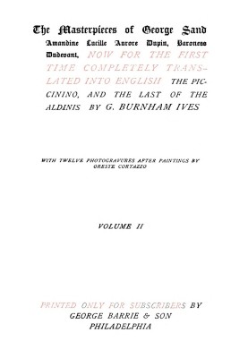 The Piccinino, Volume 2 (of 2); The last of Aldinis
