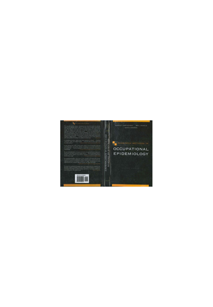 Research Methods in Occupational Epidemiology (Monographs in Epidemiology and Biostatistics)
