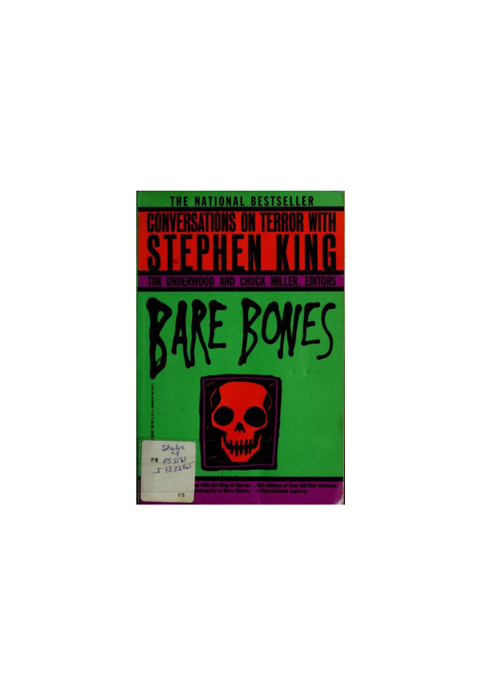 Bare Bones: Conversations on Terror with Stephen King