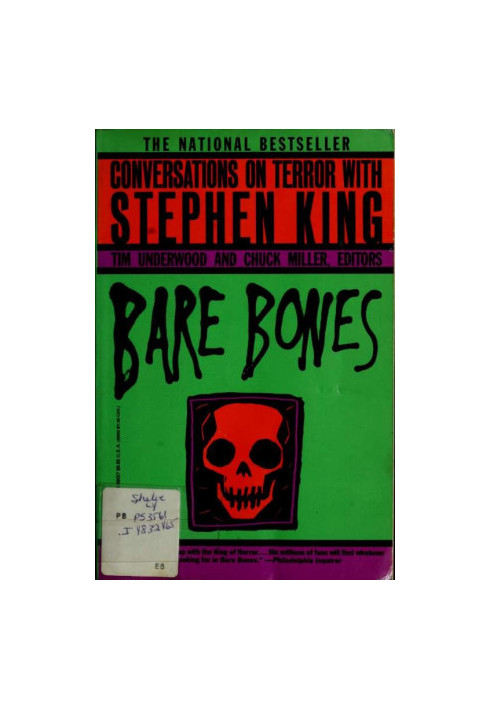 Bare Bones: Conversations on Terror with Stephen King