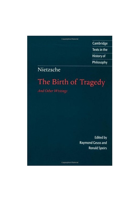 The Birth of Tragedy and Other Writings (Clearscan)