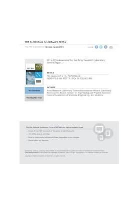 2015-2016 Assessment of the Army Research Laboratory: Interim Report