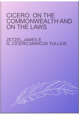 Cicero: On the Commonwealth and on the Laws