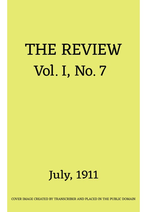 Огляд, том. 1, № 7, липень 1911 р