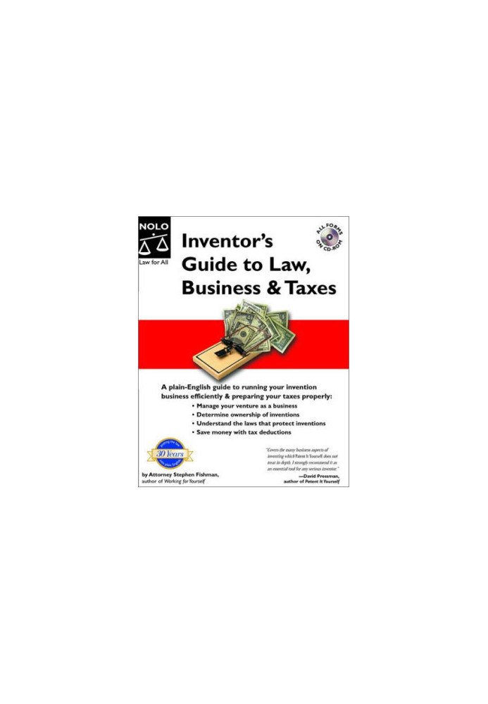 Inventor's Guide to Law, Business & Taxes