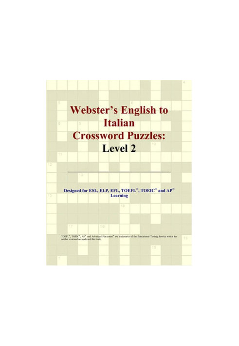 Webster's English to Italian Crossword Puzzles: Level 2