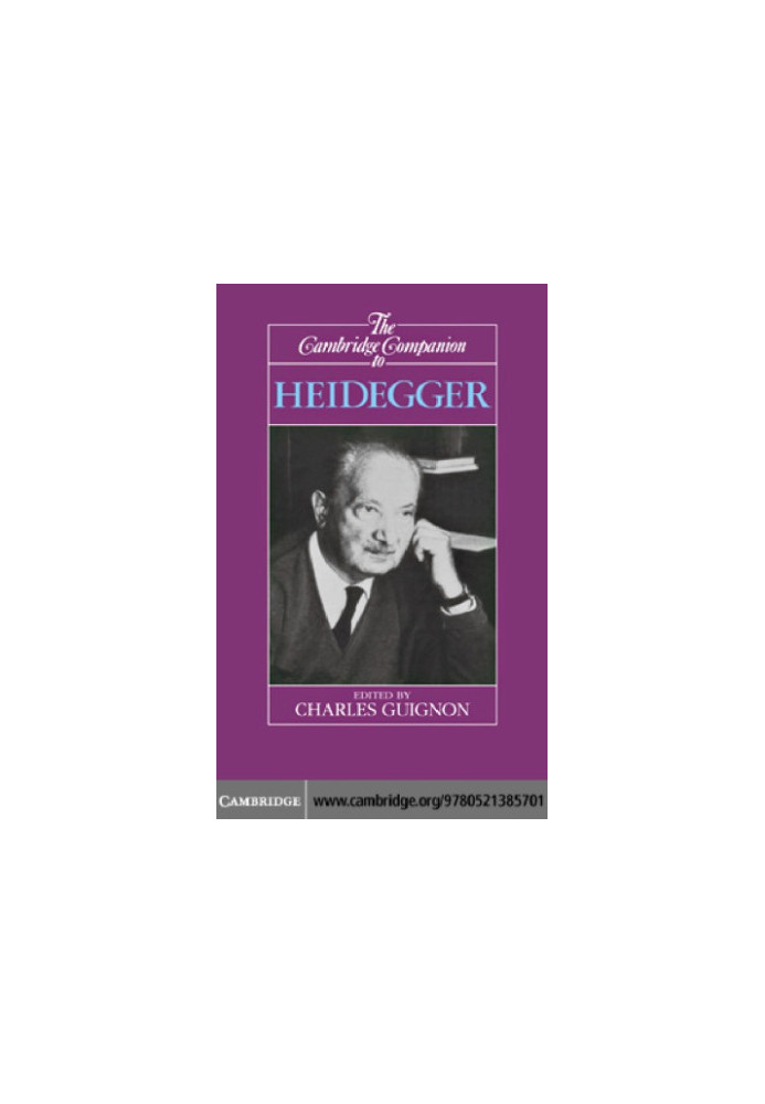 The Cambridge companion to Heidegger