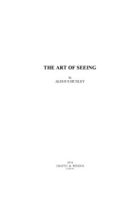 The Art of Seeing