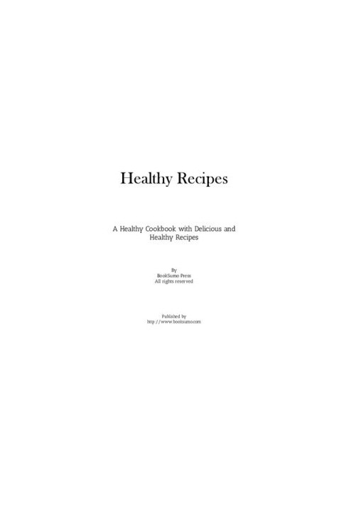 Healthy Recipes: A Clean Cookbook with Delicious and Healthy Recipes