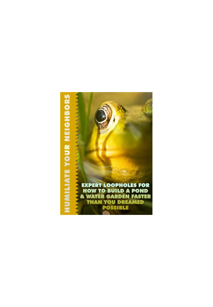 Expert Loopholes for How to Build a Pond and Water Garden Faster Than You Dreamed Possible