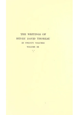The Writings of Henry David Thoreau in 20 Volumes